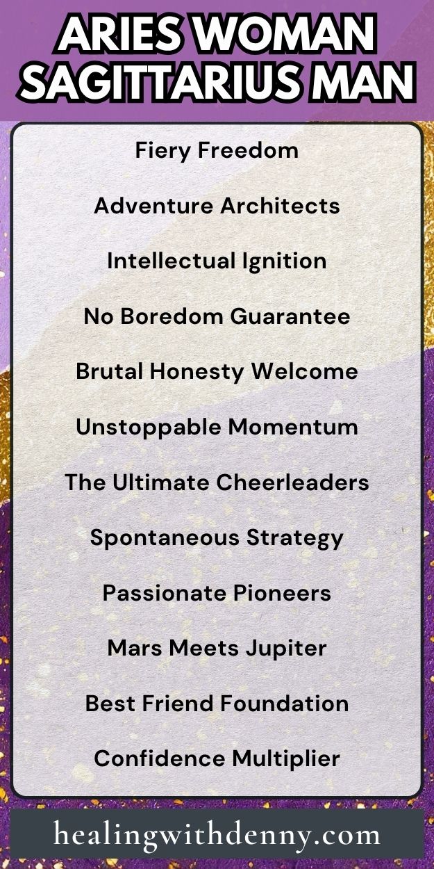 aries woman sagittarius Fiery Freedom

Adventure Architects

Intellectual Ignition

No Boredom Guarantee

Brutal Honesty Welcome

Unstoppable Momentum

The Ultimate Cheerleaders

Spontaneous Strategy

Passionate Pioneers

Mars Meets Jupiter

Best Friend Foundation

Confidence Multiplier