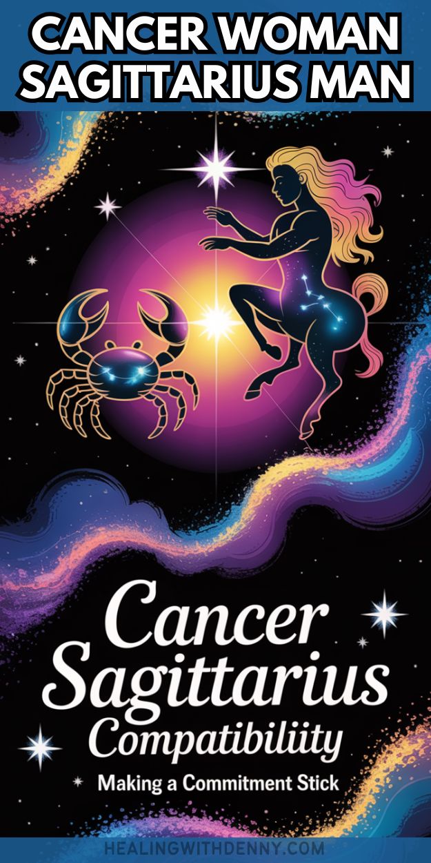 cancer woman sagittarius man sagittarius compatibility making a commitment stick