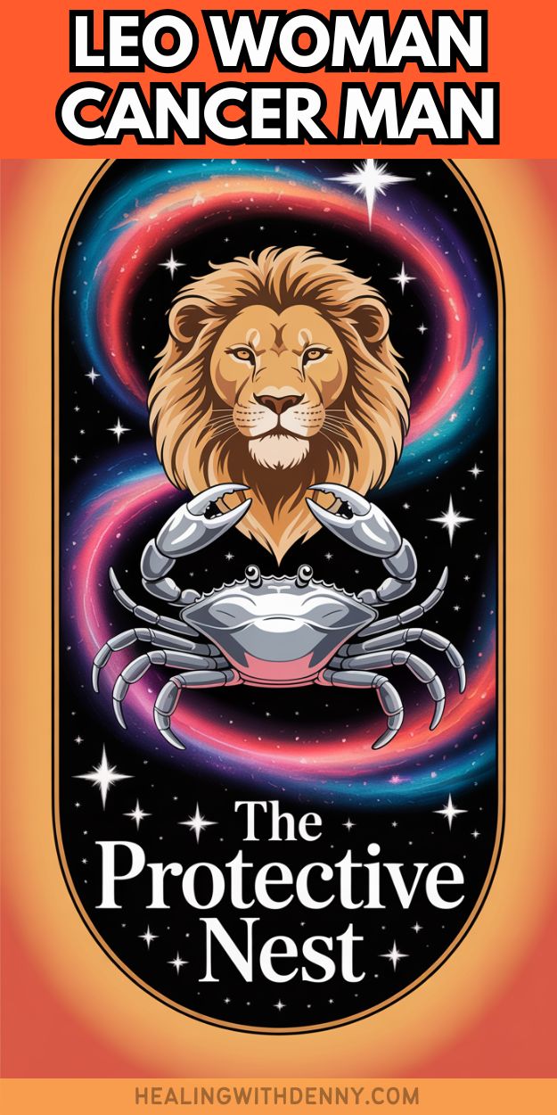 leo woman cancer man the protective nest