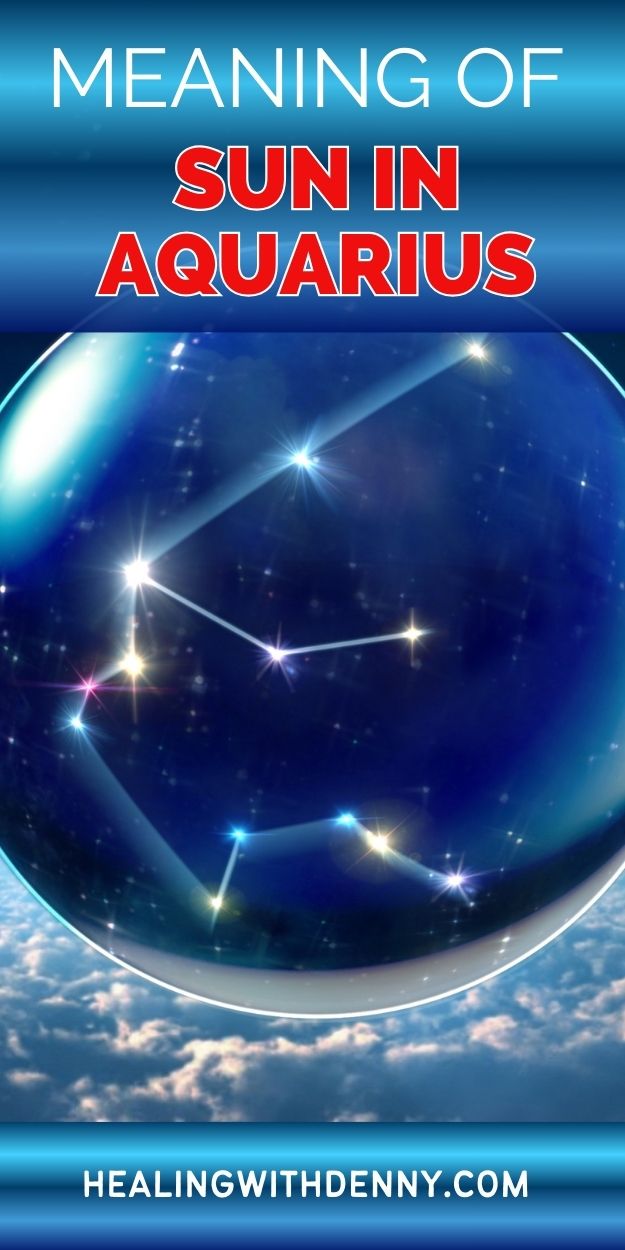 meaning of sun in aquarius