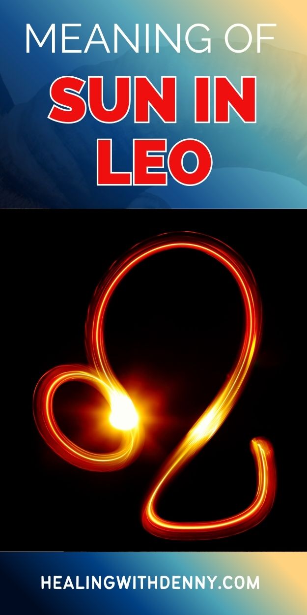 meaning of sun in leo