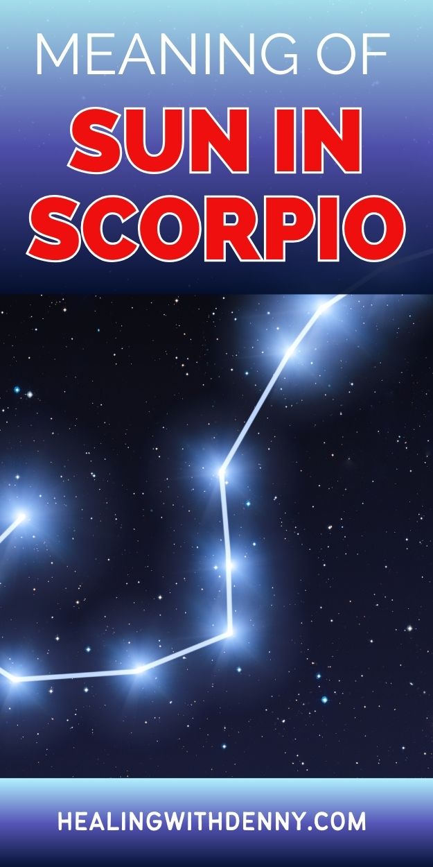 Meaning of Sun in scorpio
